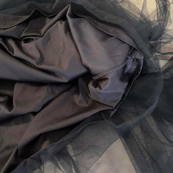 DR2 Midnight Blue A-Line Tulle Skirt - Picture 8 of 9
